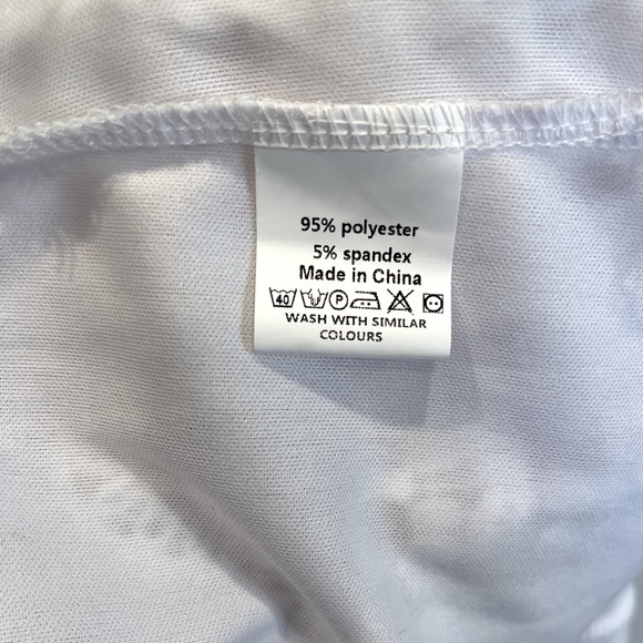 NWOT YOINS White Lace Sleeveless Lined Halter Back Zip Midi Dress - Size L - Picture 6 of 6